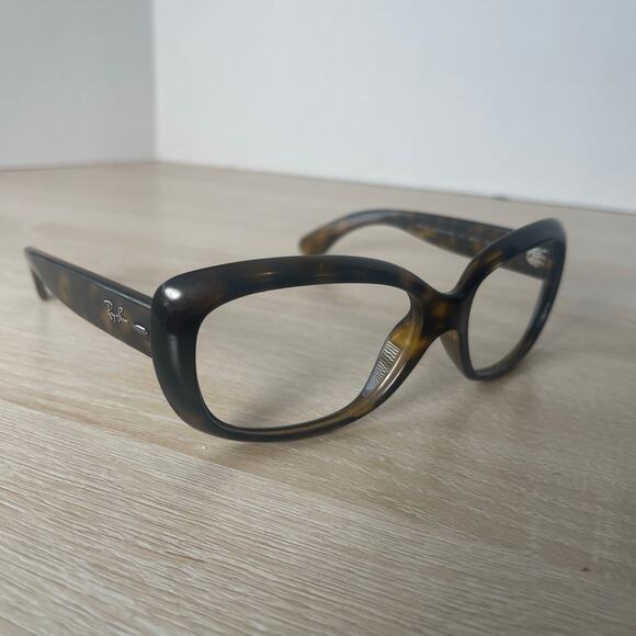 Ray-Ban JACKIE OHH RB4101 710 Cat Eye Tortoise Italy FRAMES ONLY 58-17-135 - Picture 1 of 8